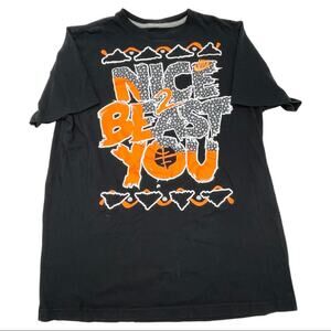 NIKE 'Nice 2 beast you' black short sleeves t-shirt men's size LARGE